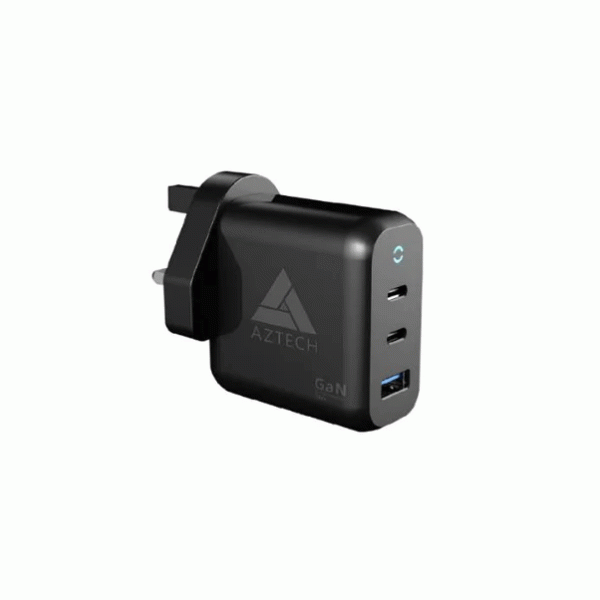 AZTECH GaN HyperCharger 3 Ports (USB A, 2 x USB C) 70W Click to expand      AZTECH GaN HyperCharger 3 Ports (USB A, 2 x USB C) 70W