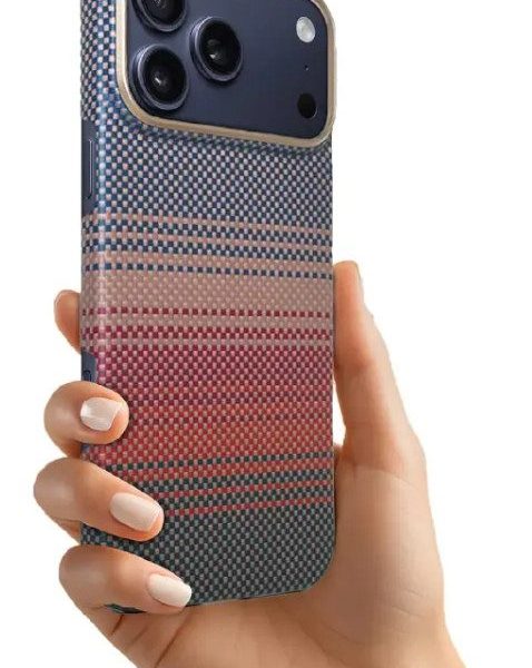 AZTECH Premium Aramid Fiber (Kevlar) Case for iPhone 16 Pro Max – | Ultra-Slim, Lightweight, Shockproof Protection | MagSafe Compatible, Anti-Fingerprint, Raised Camera & Screen Edges