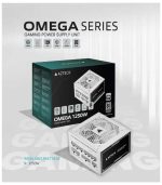 AZTECH OMEGA 1250W 80 Plus Gold ATX 3.1 & PCIe 5.1 Ready Fully Modular Power Supply Ultra‑Quiet Hybrid Fan PSU 120 mm, Japanese 100% 105 °C Caps, ZERO RPM Low noise Control RTX 40 PSU & Ryzen & Intel