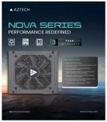 Aztech NOVA 650W 80PLUS White Non Modular Power Supply Unit (PSU) - Image 2