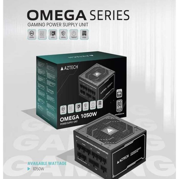 OMEGA 1050W 80PLUS Platinum Fully Modular Power Supply Unit (PSU)