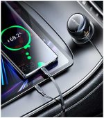 ACEFAST Fast Car Charger - 53W with 2-in-1 Cable - Image 2