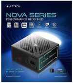Aztech NOVA 650W 80PLUS White Non Modular Power Supply Unit (PSU) - Image 3