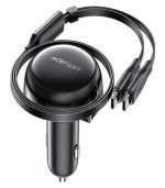 ACEFAST Fast Car Charger - 53W with 2-in-1 Cable - Image 3