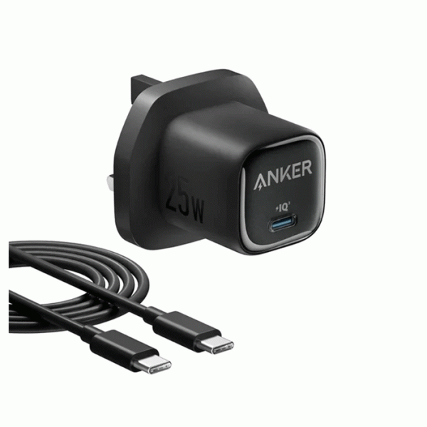 Anker 25W Charger with USB C to USB C Cable