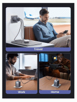 UGREEN Nexode 65W 3-Port Type C Charger, Foldable USB-C Wall Fast Charge Plug, GaN Laptop Charging Adapter Compatible for MacBook Air, HP/Dell/Lenovo, iPad,... - Image 3