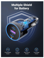 UGREEN 130W 3-Port PD 100W PD3.0/QC4.0/PPS Fast Car Charger - Image 2
