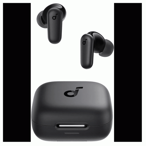 Anker Soundcore R50i NC Noise Cancelling Earbuds with Powerful Bass, 45H Playtime, 2-in-1 Case, IP54, Bluetooth 5.4, Black