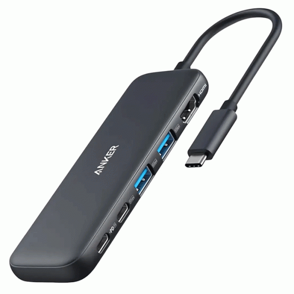 Anker 332 USB-C Hub (5-in-1) Black