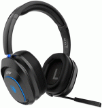 Sades Carrier Wireless Gaming Headset, Unique Appearance Design, 40ms low latency, 1000 mAh, Comfortable Earcups with Stylish Lighting, omnidirectional, Black | 10567 - Image 2