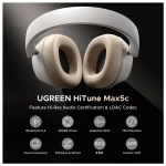 UGREEN HiTune MAX 5C Bluetooth Headphones White - Image 2