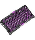 GravaStar Mercury V75 Lite Hall Effect Magnetic Gaming Keyboard – 8KHz Rapid Trigger Wired 75% Keyboard, Adjustable Actuation, Hot-Swappable Switches, Transparent RGB for PC/Mac