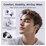 UGreen Hitune S3 Open Wearable True Wireless Earbuds Black - Image 2