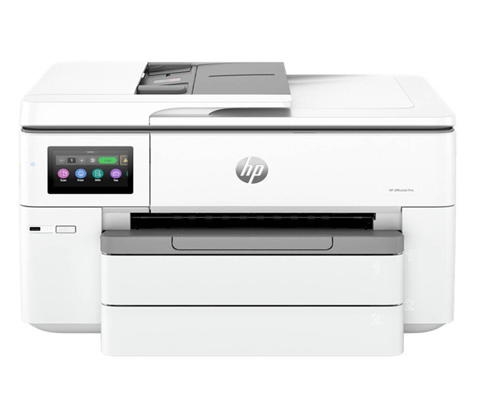 hp-9730 HP OfficeJet Pro 9730 Wide Format All-in-One Printer, Print, Copy, Scan, Up to 34 ppm Print Speed, Automatic Duplex Printing, Up to 4800x1200 Optimized dpi 1200x1200 Rendered dpi, White | 537P5C - Image 1