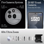 Nothing Phone (3a) Pro 5G 256GB 12GB RAM Grey Dual Sim Smartphone + Buds + Watch Pro - Image 3