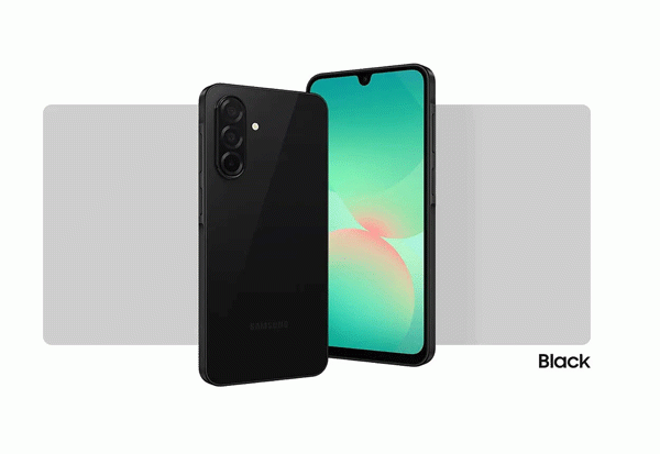 Samsung Galaxy A26 5G 128GB 6GB RAM Black Smartphone
