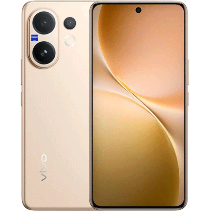 v6 Vivo V60 5G 256GB 12GB RAM Desert Gold Dual Sim Smartphone - Image 1