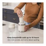 All-Day Breastmilk Cooler 300ml - Soft White - Image 2