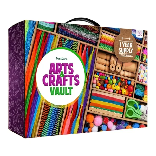 Arts and Crafts Vault - Craft Supplies Kit in a Box