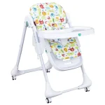 MOON  Apex Baby Highchair With 7 adjustable heights and Reclining Feature-Beige