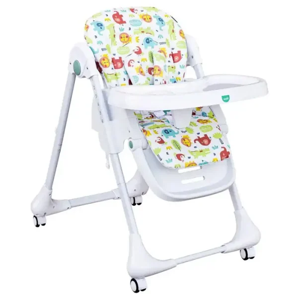 MOON  Apex Baby Highchair With 7 adjustable heights and Reclining Feature-Beige