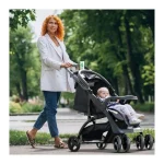 MOON Aria Baby Stroller - Dark Grey - Image 3