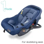 MOON Bibo Baby Carrier/Car Seat -  Blue - Image 4