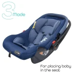 MOON Bibo Baby Carrier/Car Seat -  Blue - Image 2