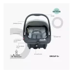 MOON Bibo Baby Carrier/Car Seat - Grey - Image 3