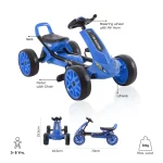 MOON Brizee Baby Go kart - Blue - Image 3