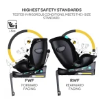 MOON GYRO PRO Plus Car Seat - Black - Image 3