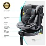 MOON GYRO  PRO Plus Car Seat - Grey - Image 3