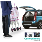 MOON Jet Plus Twin Buggy-Pink - Image 3