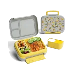 Moon Marmita Kids Lunch Box Set With Insulated Bottle & Bag – Vehicle - Image 3