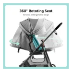 MOON Revo 360 stroller, Grey - Image 4