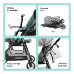 MOON Revo 360 stroller, Grey - Image 3