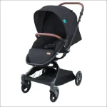 MOON Riche Advanced Baby Stroller 360° Rotating Handle-Black