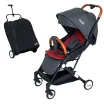 MOON Ritzi - Cabin Stroller - Black/Red - Image 3