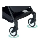 MOON Ritzi - Cabin Stroller - Black/Red - Image 4