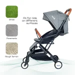 MOON Ritzi - Cabin Stroller - Grey - Image 4