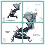 MOON Ritzi - Cabin Stroller - Grey - Image 3