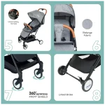 MOON Ritzi - Cabin Stroller - Grey - Image 2
