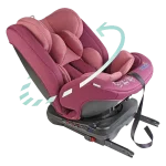 MOON Rover -Baby/Infant Car seat Group:(0+,1,2,3) (0-12 years) 360° Rotate - Pink