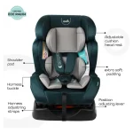 MOON Sumo Baby/Infant Car seat suitable from Birth to 6 Years-(Group (0,1,2) (0-25 Kg),Green - Image 2