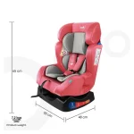 MOON Sumo Baby/Infant Car seat suitable from Birth to 6 Years-(Group (0,1,2) (0-25 Kg),Pink - Image 3