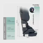 MOON Tolo - Car seat (Group 1,2,3)-Black - Image 4
