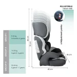 MOON Tolo - Car seat (Group 1,2,3) - Grey - Image 3