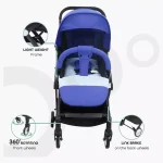 MOON Travel-Lite - Cabin Stroller, Royal blue - Image 3