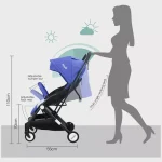 MOON Travel-Lite - Cabin Stroller, Royal blue - Image 2