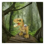 RC Tirex Dinosaur remote controlled smoke spitting with sounds, light effects and gesture control - Image 2